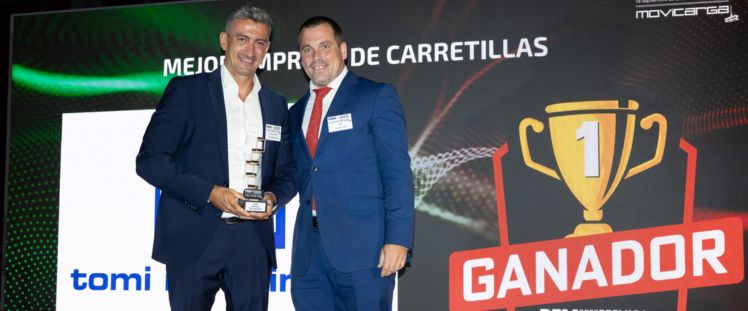 TOMI MAQUINARIA, Premio Movicarga a la Mejor Empresa de Carretillas de 2025