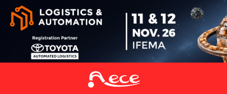 AECE presente en la Feria Logistics&Automation Madrid los próximos días 11 y 12 de noviembre